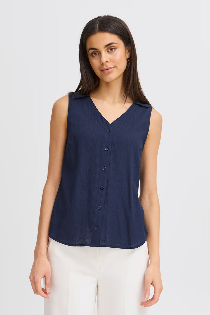 NAVY BLAZER VINA SHIRT
