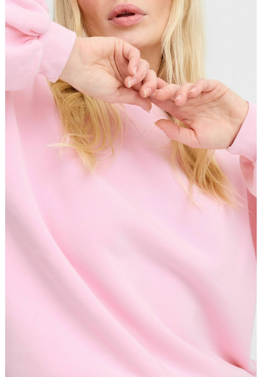 ROSEATE SPOONBILL PINK STANA SWEAT TOP