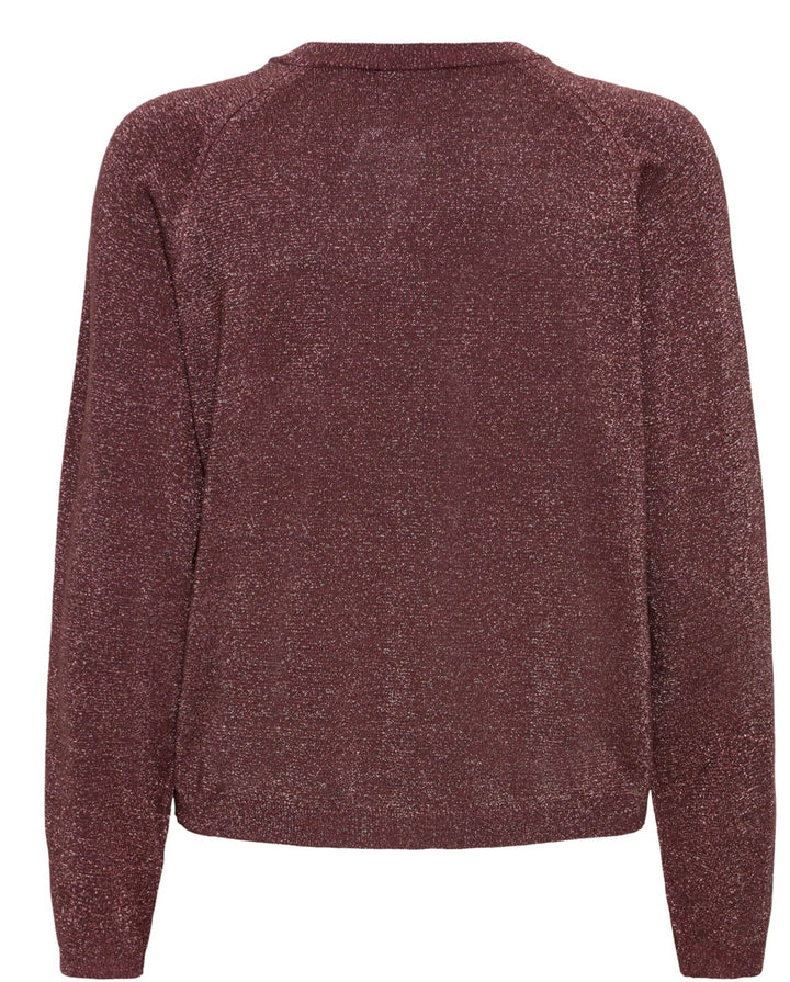MOBBE LS CARDIGAN FUDGE