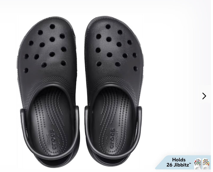 CLASSIC PLATFORM CLOG WOMENS BLACK