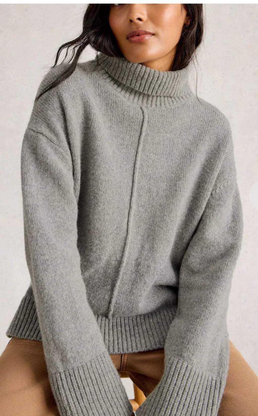 MARIANNE JUMPER MID GREY