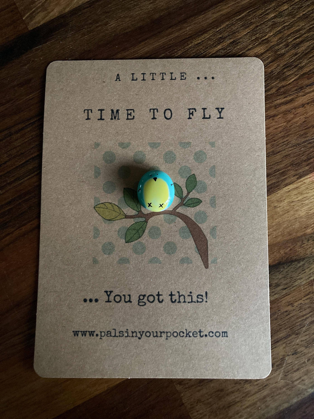 Positive Pocket Pebble - Bird, New Beginnings, Hope Art