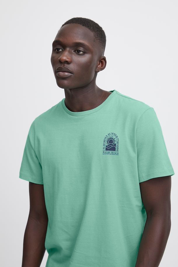 MALACHITE GREEN MALIBU BEACH T-SHIRT