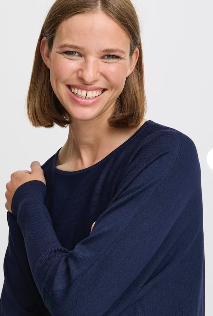 MMORLA BAT JUMPER NAVY BLAZER