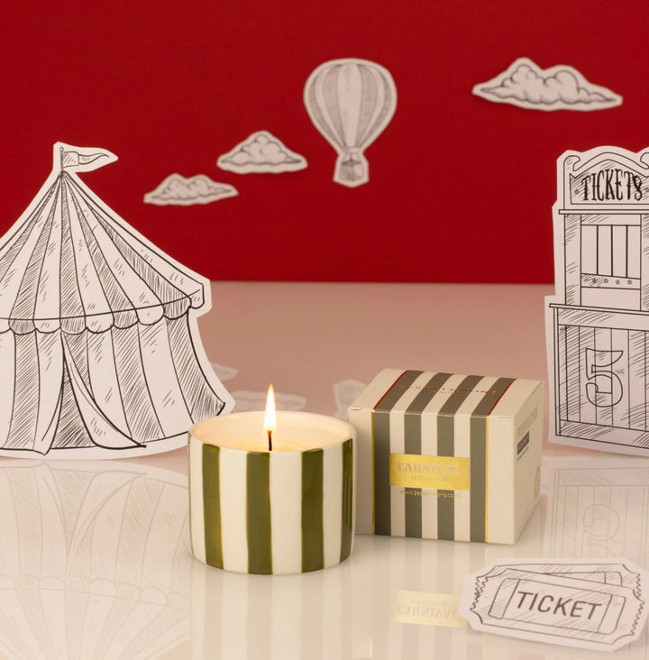 FIREBREATHER TOMATO LEAF SCENTED CERAMIC CANDLE