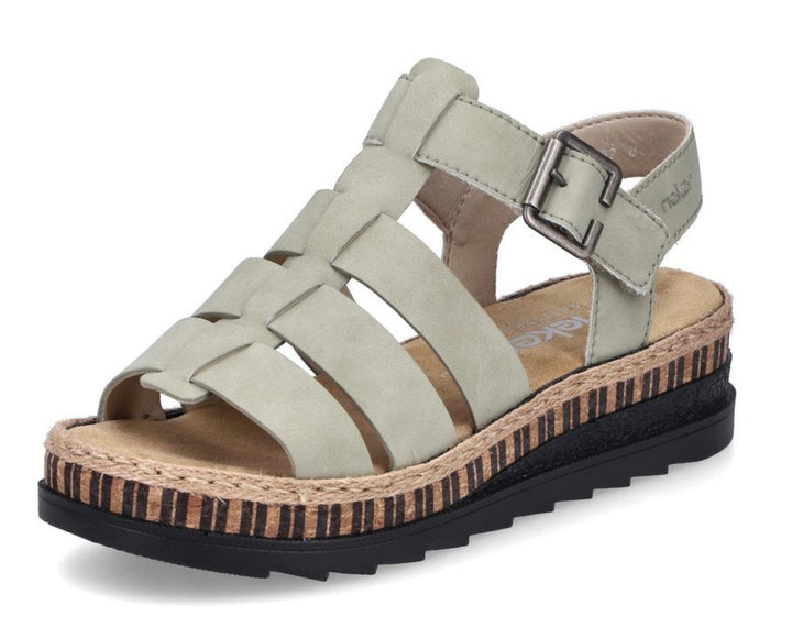 V7904-52 LADIES' SANDALS GREEN SEITL. ANFLECHTER