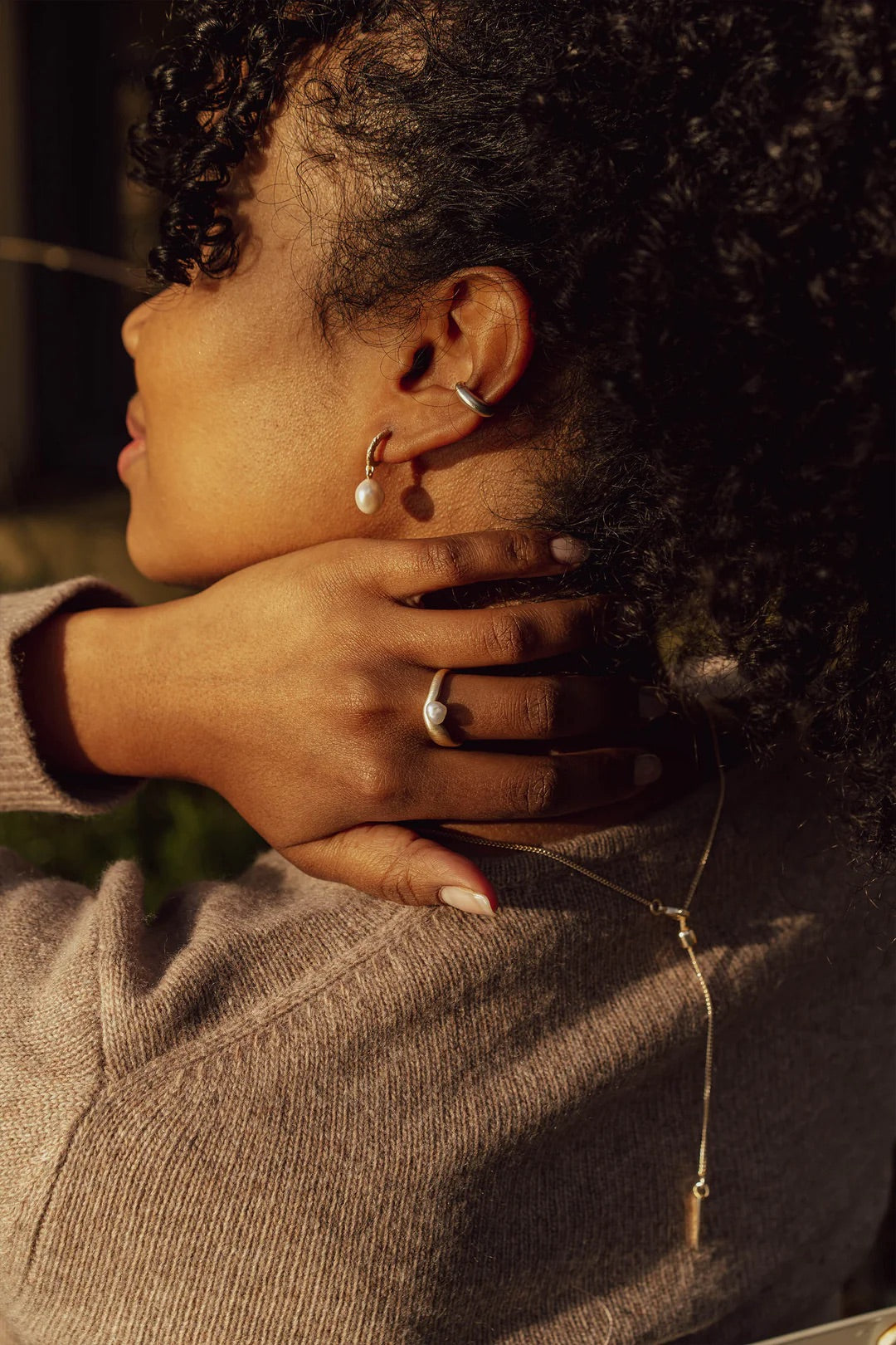 SERENE GOLD EAR CUFF