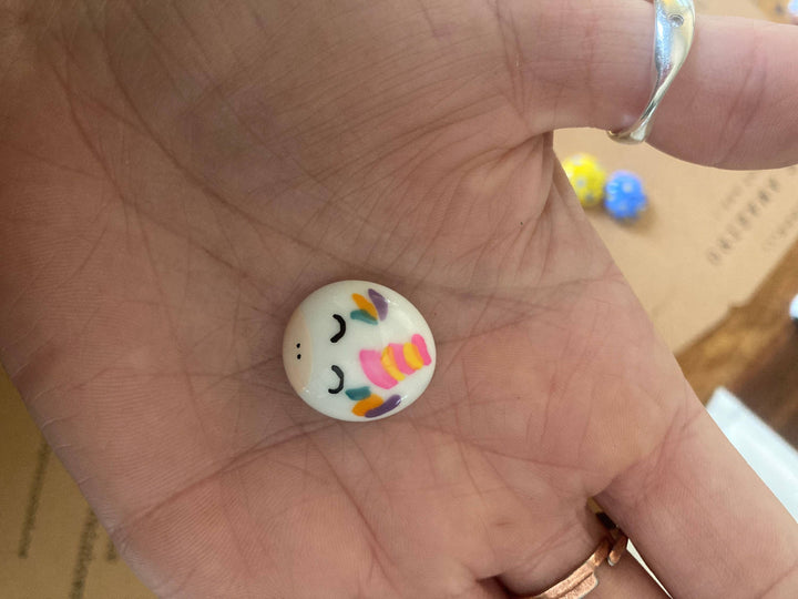 Unicorn Princess Party Charms With Glitter Decor