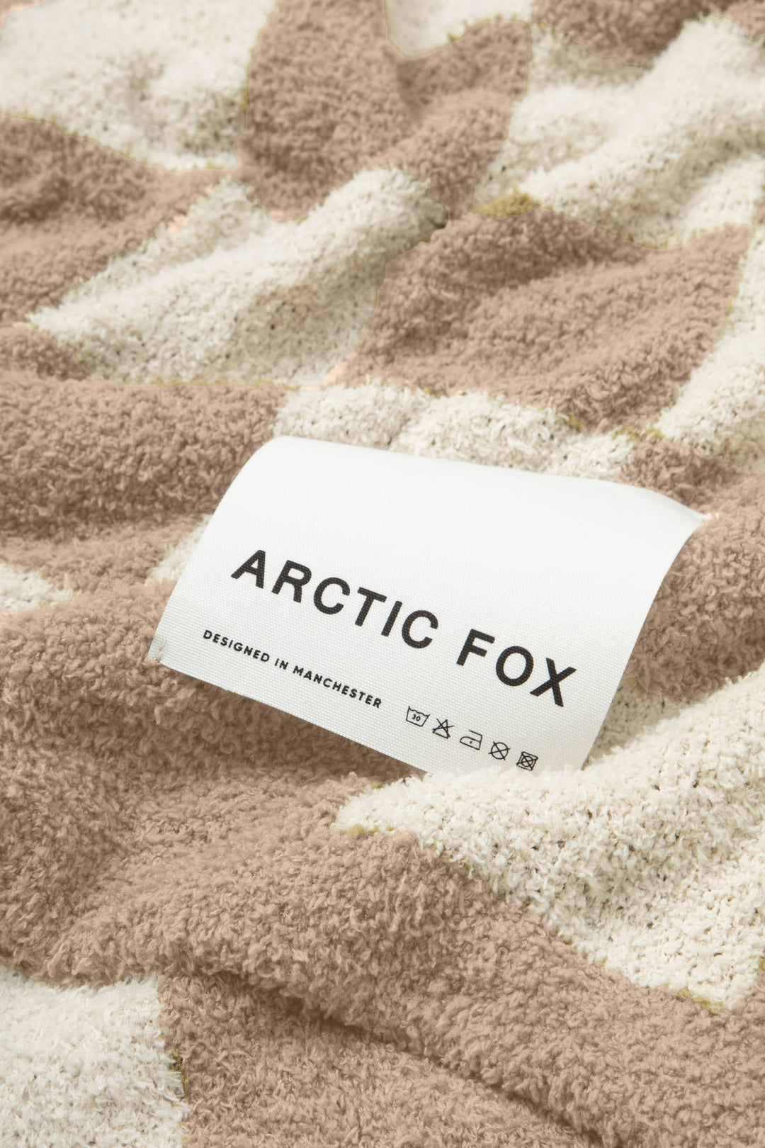 The Teddy Throw - 100% Recycled - Beige - AW23