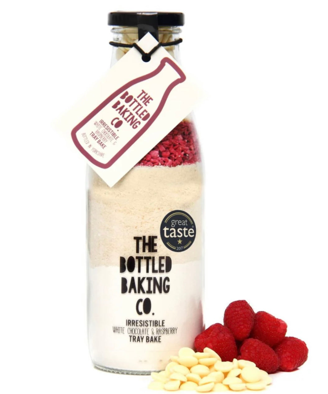 IRRESISTIBLE WHITE CHOCOLATE & RASPBERRY TRAY BAKE MIX