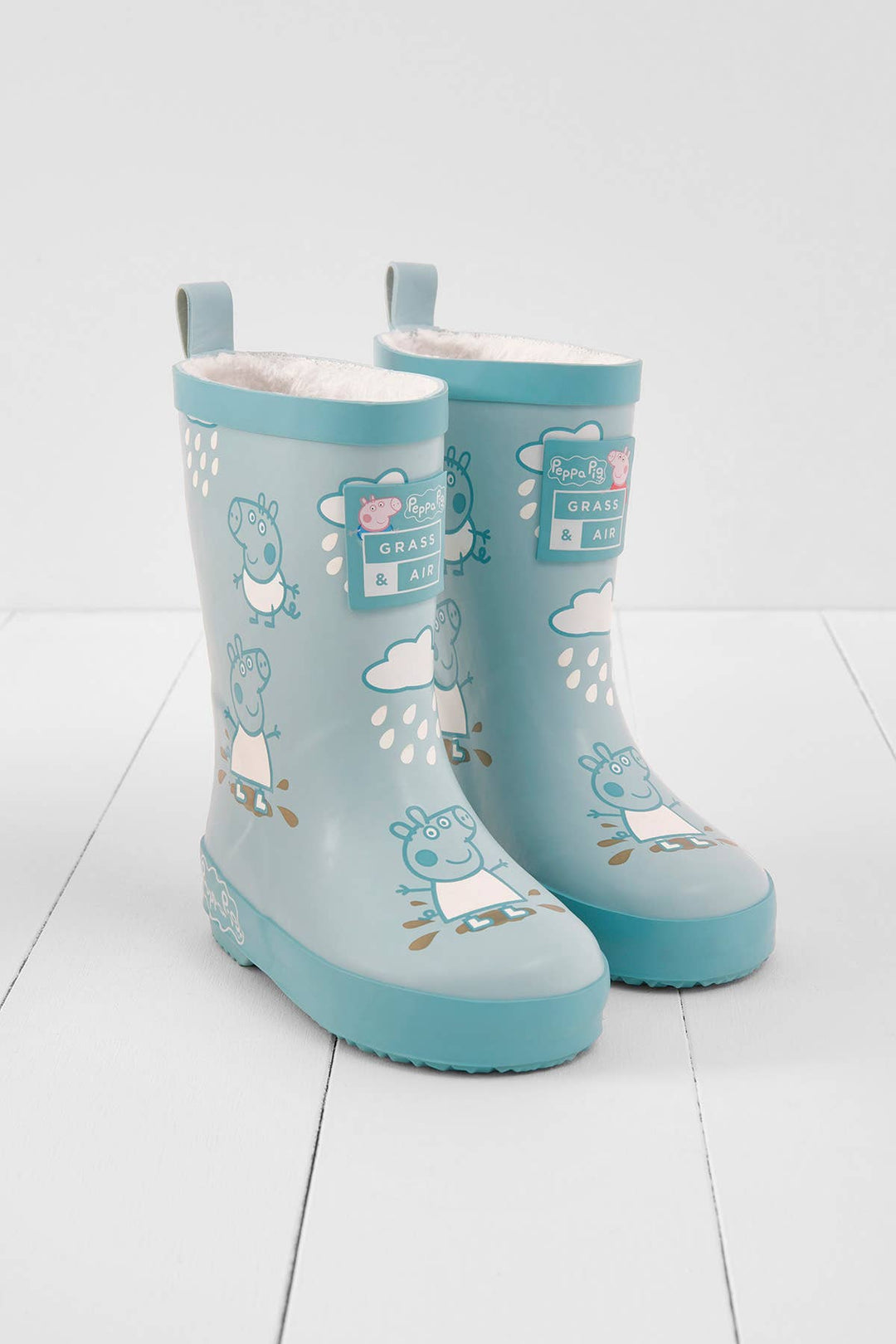 Peppa Pig George Blue Colour-Changing Kids Wellies: UK4