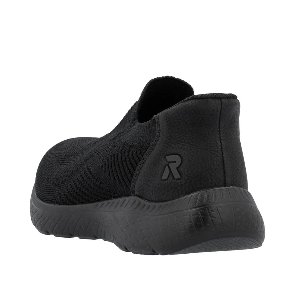 M5072-00 BLACK SPORT ELASTICATED SHOE