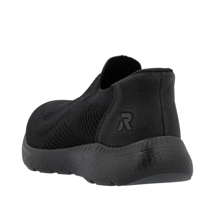 M5072-00 BLACK SPORT ELASTICATED SHOE
