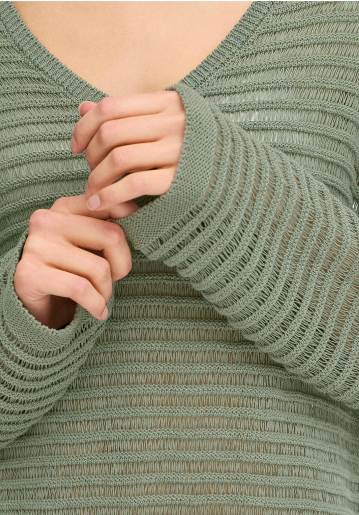 FLORZIA PULLOVER AGAVE GREEN
