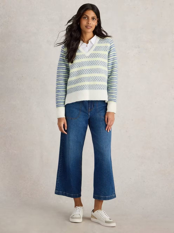 SAMMY STRIPE JUMPER BLUE MLT
