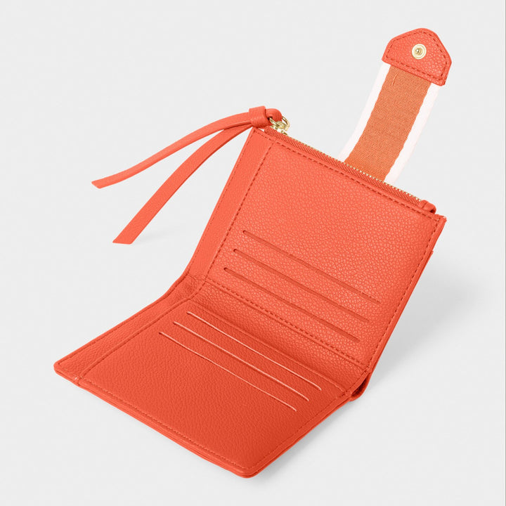 HALLIE PURSE DEEP ORANGE 9.5CM