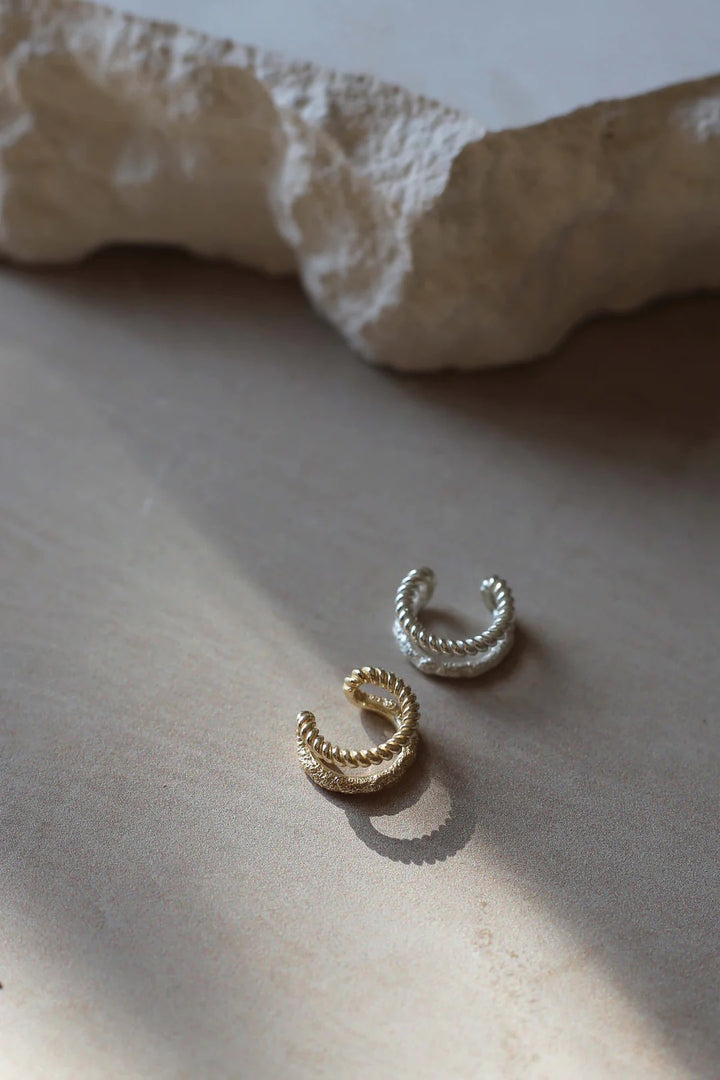 BRAID GOLD EAR CUFF