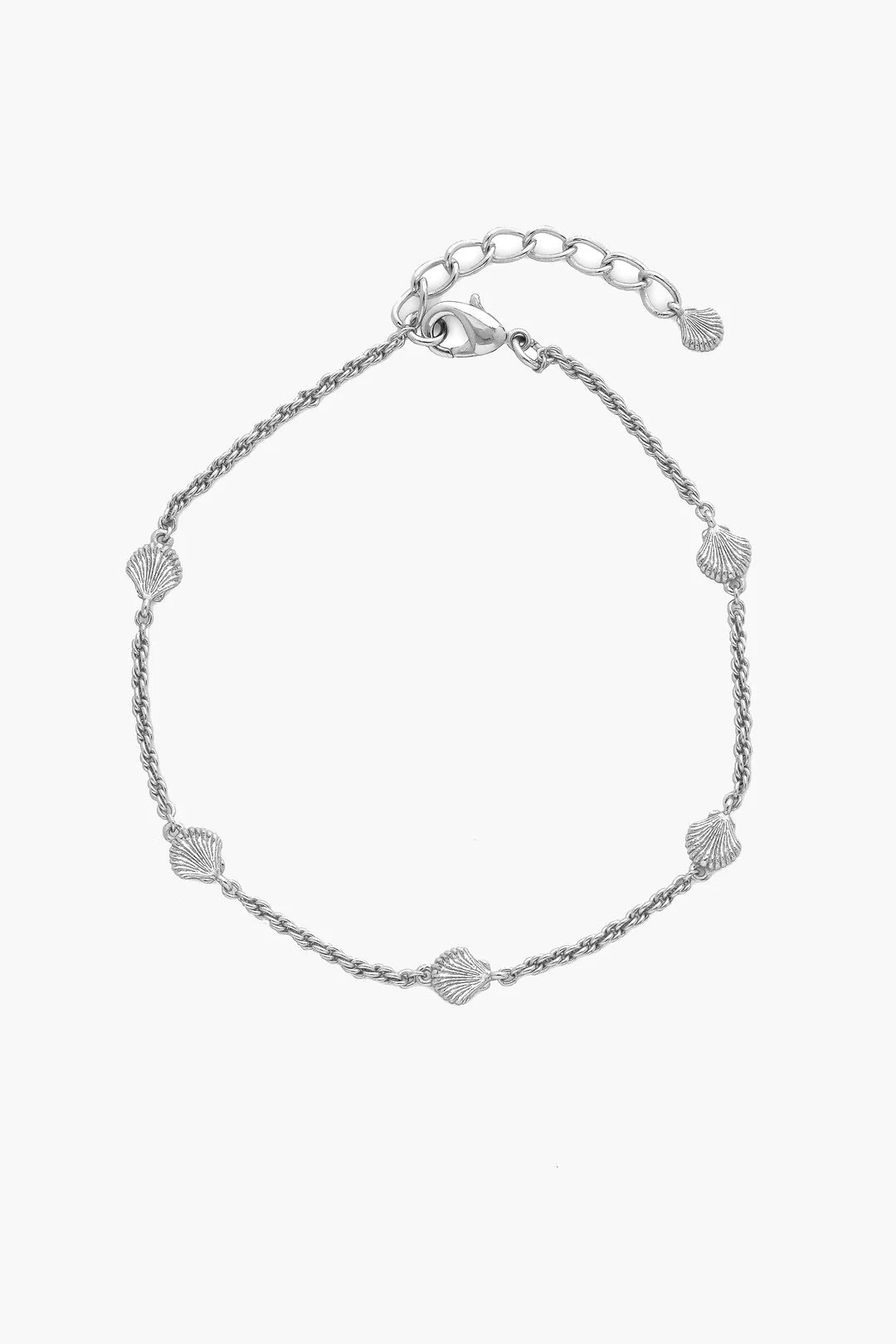 SHELL SILVER ANKLET
