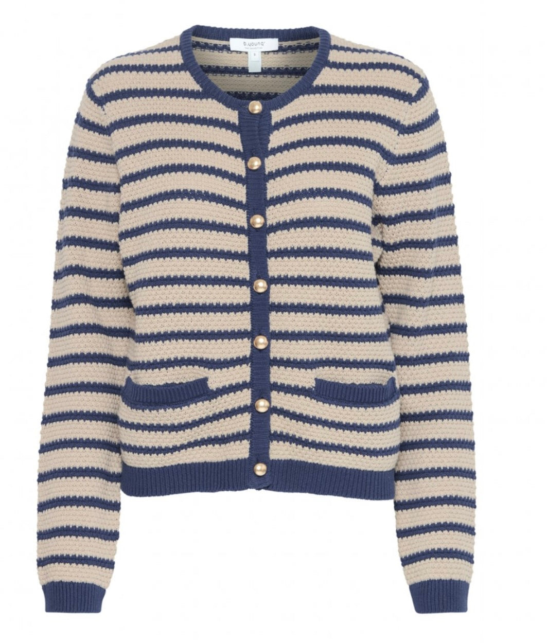 MIKALA SHORT CARDIGAN HUMUS MIX
