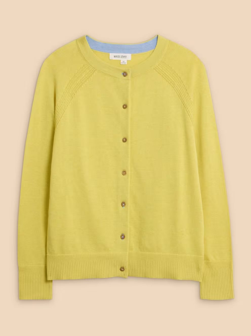 LULU CARDI BRIGHT YELLOW