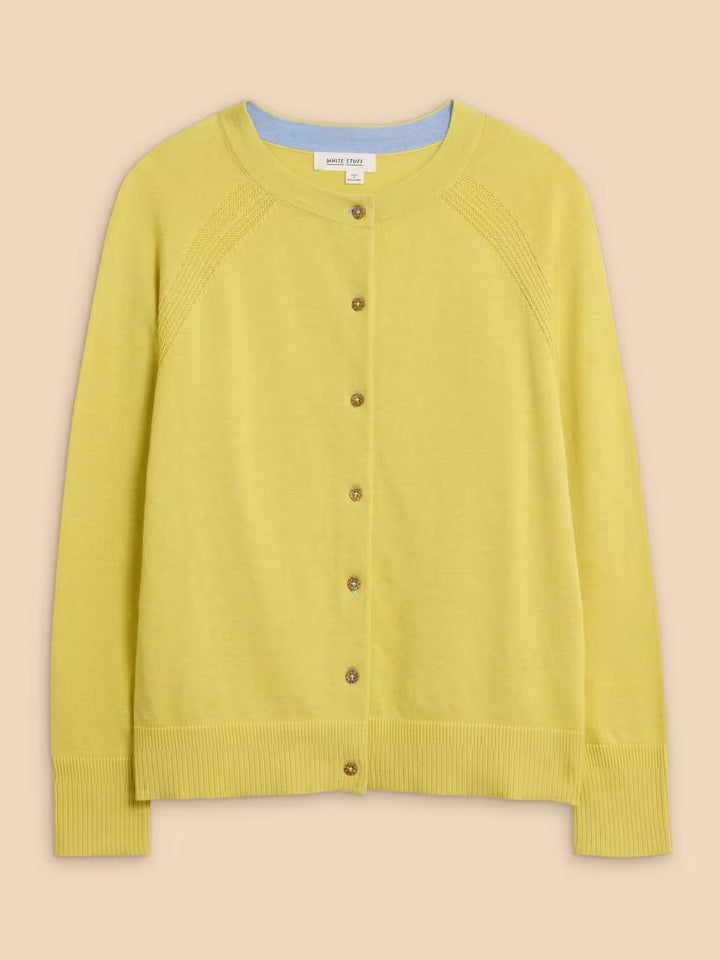 LULU CARDI BRIGHT YELLOW