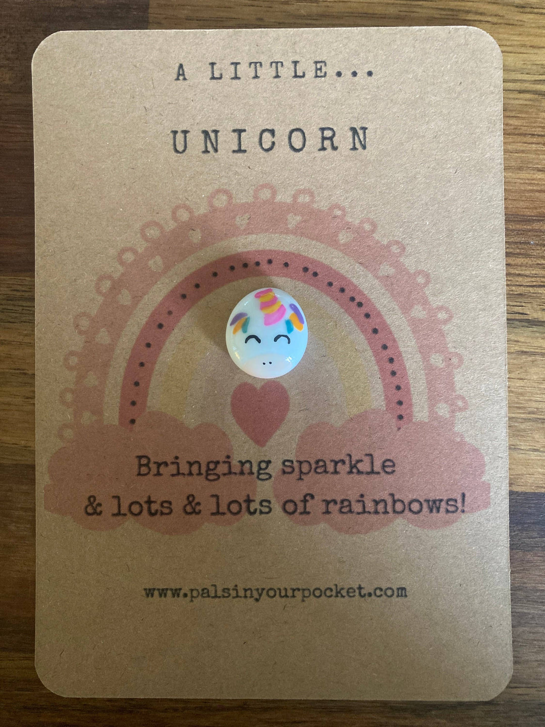 Unicorn Princess Party Charms With Glitter Decor
