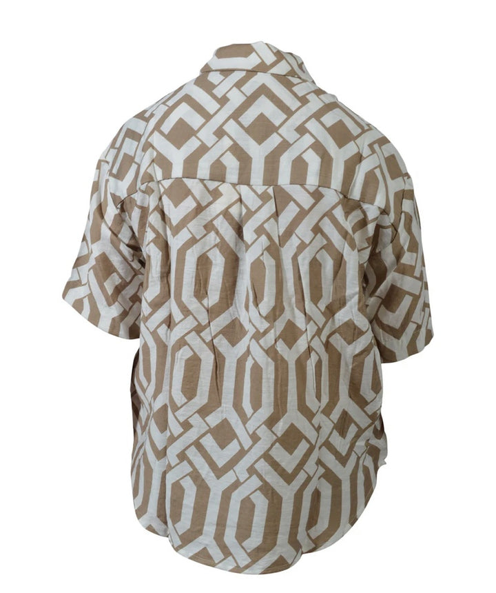 ARIANA SHIRT SILVER MINK MIX