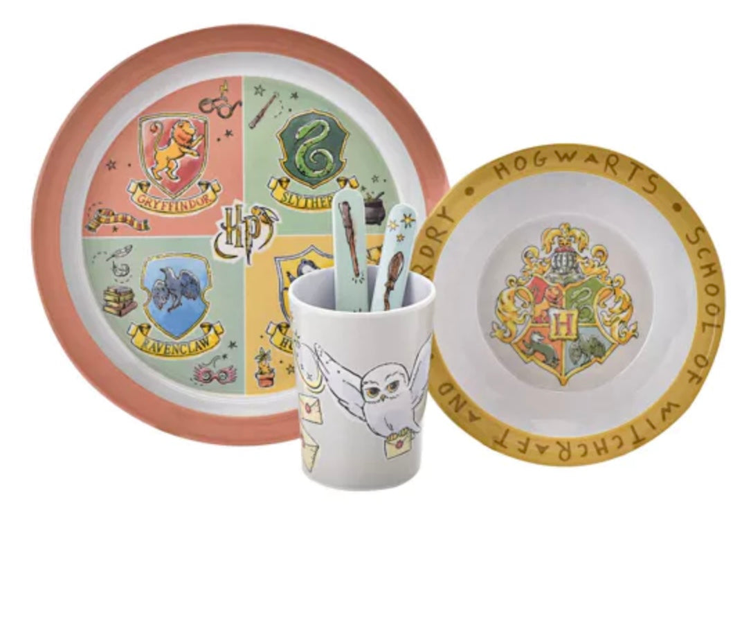 HARRY POTTER CHARMS MEALTIME DINNER SET