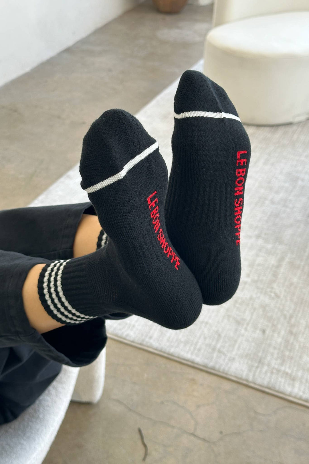 Girlfriend Socks: Ivory