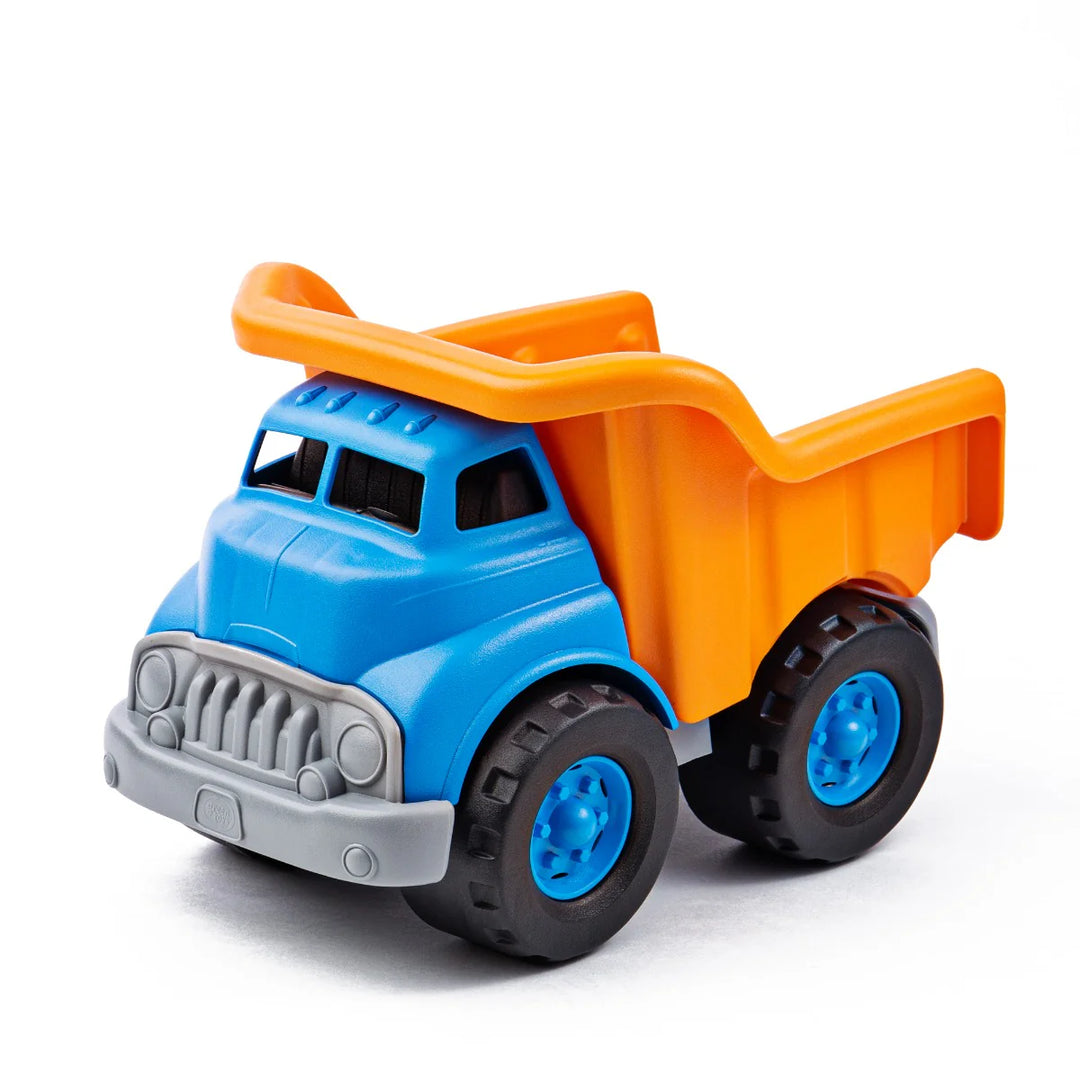 ORANGE/BLUE  DUMP TRUCK