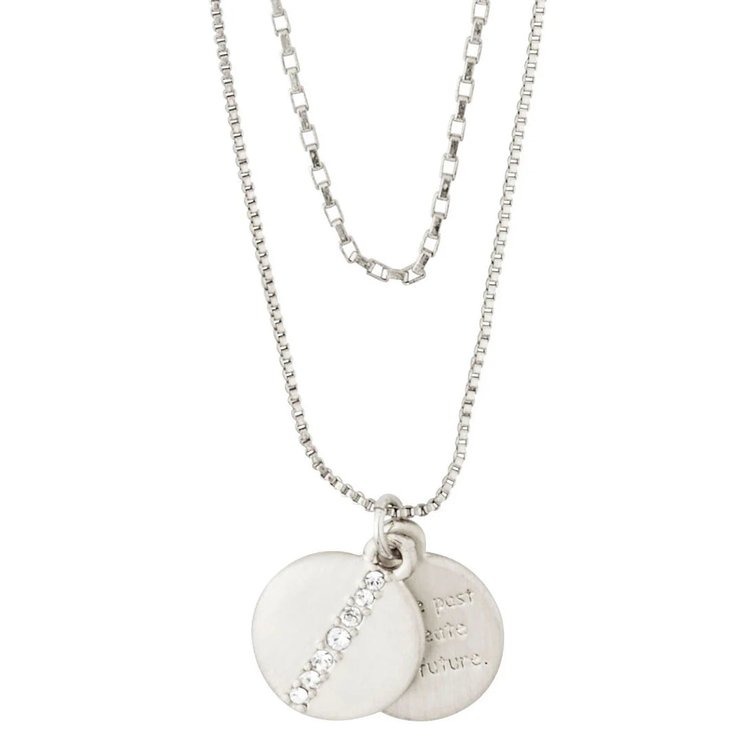 CASEY SILVER PLATED NECKLACE