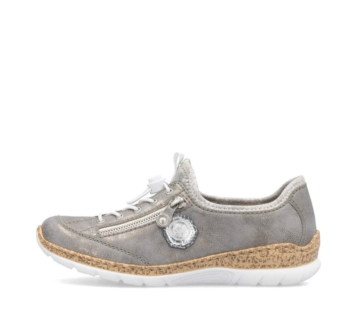 N4263-40 LADIES SHOES GREY SEITL. ANFLECHTER