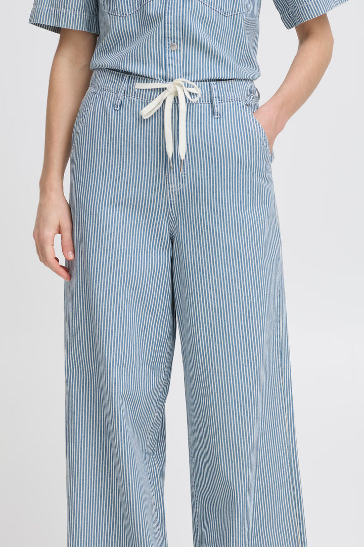 LARO PANTS BLUE STRIPE DENIM
