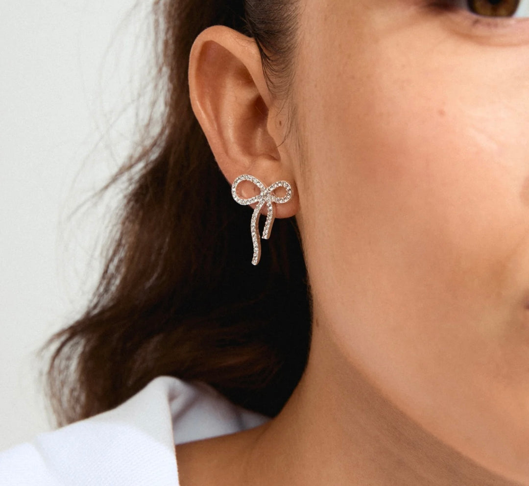 JOLANTA EARRINGS SILVER PLATED