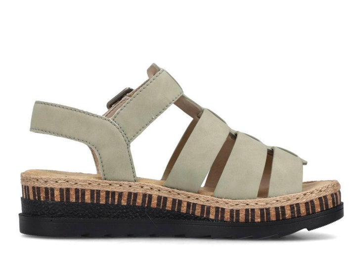 V7904-52 LADIES' SANDALS GREEN SEITL. ANFLECHTER