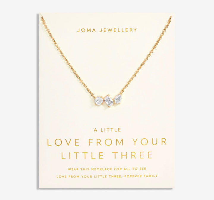 A LITTLE LOVE FROM YOUR LITTLE THREE NECKLACE