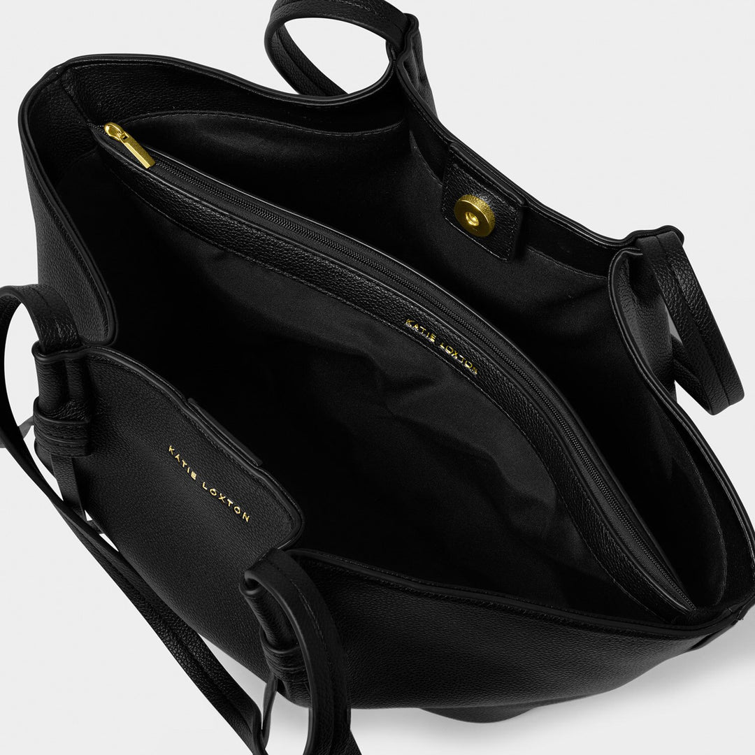 CELINA SMALL TOTE BAG BLACK 20CM
