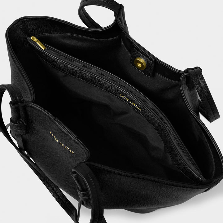 CELINA SMALL TOTE BAG BLACK 20CM