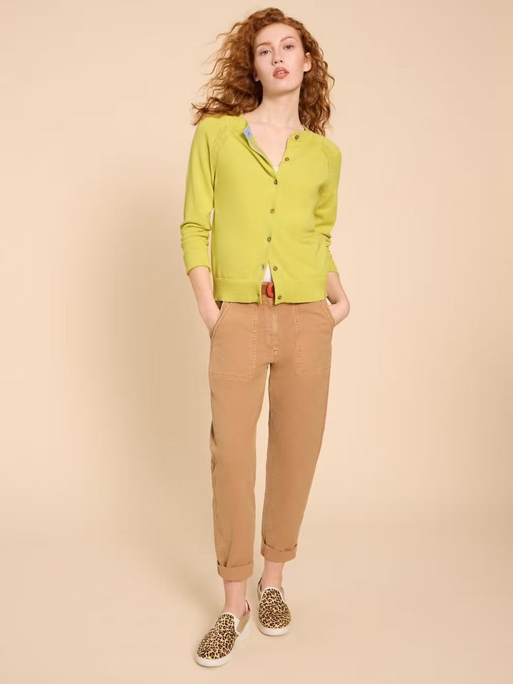 LULU CARDI BRIGHT YELLOW
