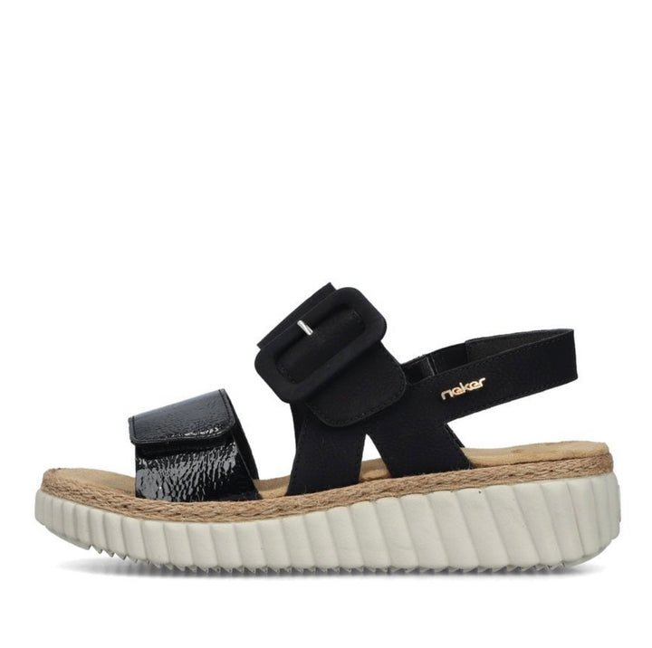 69260-00 LADIES' SANDALS BLACK SEITL. ANFLECHTER