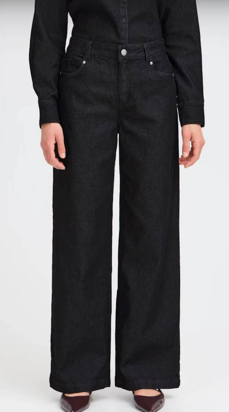 CHI HANNA JEAN BLACK DENIM