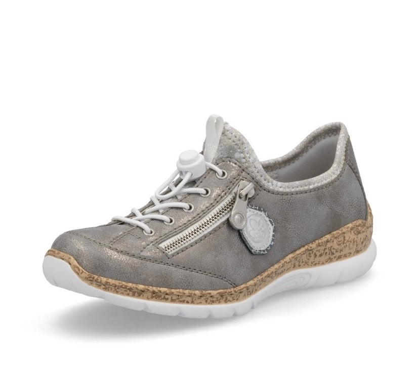 N4263-40 LADIES SHOES GREY SEITL. ANFLECHTER