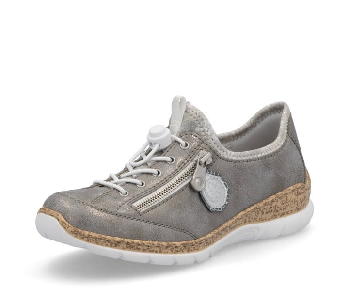 N4263-40 LADIES SHOES GREY SEITL. ANFLECHTER