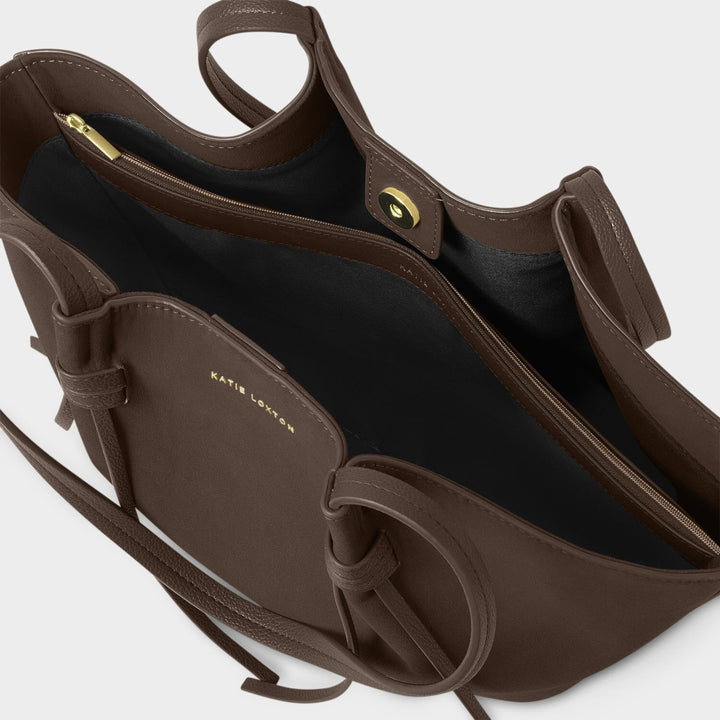 CELINA SMALL SUEDETTE TOTE BAG