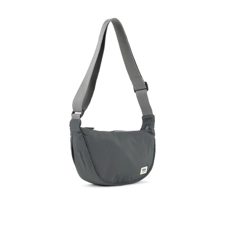 FARRINGDON TASLON CHARCOAL RECYCLED NYLON CROSSBODY BAG