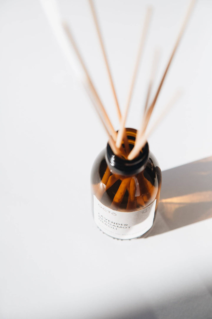 125ml Amber bottle reed diffuser REFILLS: Restore