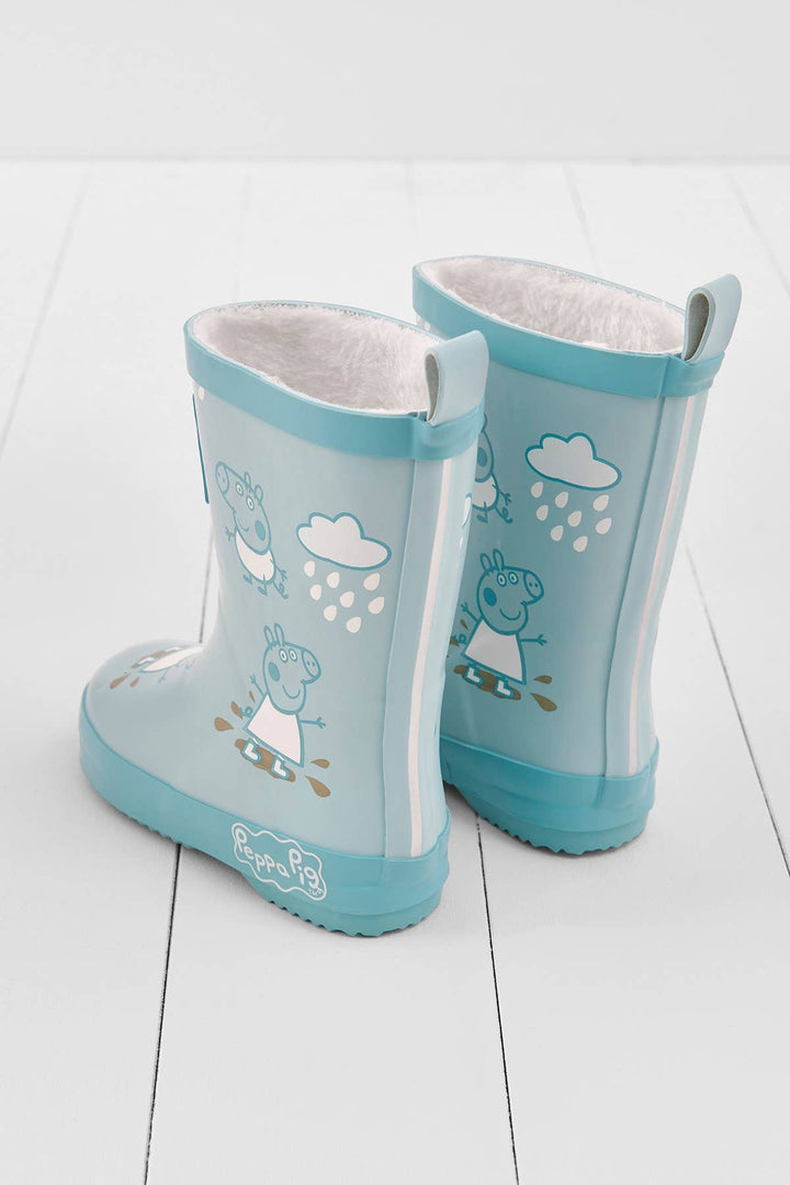 Peppa Pig George Blue Colour-Changing Kids Wellies: UK4