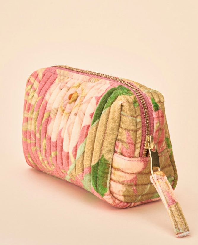 SMALL QUILTED CANDY DELICATE TROPICAL VANITY BAG