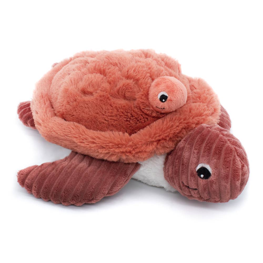Les Ptipotos Tilly The Turtle Mum & Baby Terracotta