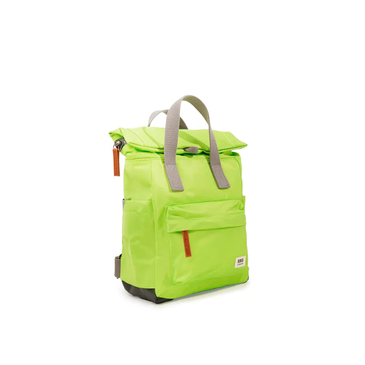 LIME CANFIELD B RECYCLED NYLON SMALL BACKPACK